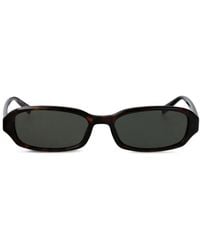Saint Laurent - Erin Rectangle-Frame Sunglasses - Lyst