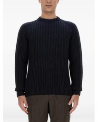 Brioni - Ribbed-Knit Raglan-Sleeve Sweater - Lyst