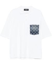 DSquared² - Denim-Pocket Polo Shirt - Lyst