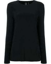 Norma Kamali - Pullover Mit Rundhalsausschnitt - Lyst