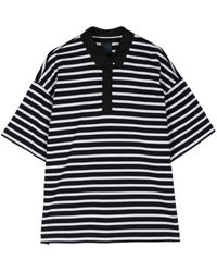 Juun.J - Striped Cotton T-shirt - Lyst