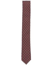 Eleventy - Geometric-Print Silk Tie - Lyst
