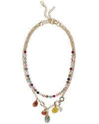 Twinset - Halskette Mit Perlen - Lyst