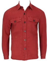 Isaia - Flap-Pocket Shirt Jacket - Lyst