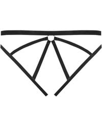 Maison Close - Fluwelen Slip - Lyst