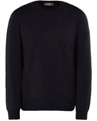 Moorer - Orvieto-Si5 Cotton Crew Neck Sweater - Lyst