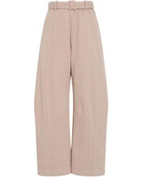 Rosetta Getty - Pantalones ajustados con cinturón - Lyst