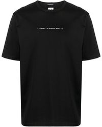 C.P. Company - T-shirt en jersey à slogan imprimé - Lyst