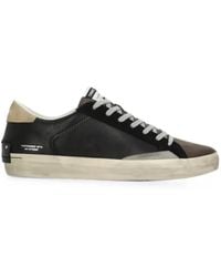 Crime London - Distressed Panelled Sneakers - Lyst