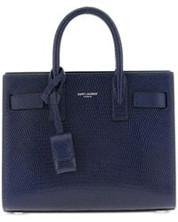 Saint Laurent - Bolso Shopper Sac De Jour Nano De Piel - Lyst