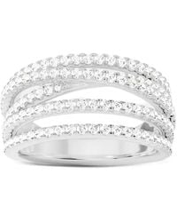 Apm Monaco - Promesse 5-Hoop Cubic Zirconia Ring - Lyst