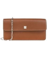 Max Mara - Clutchy Leather Clutch Bag - Lyst