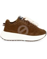 No Name - Carter Logo-Patch Suede Sneakers - Lyst