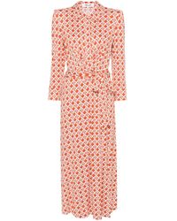 Diane von Furstenberg - Sana Tiny Vintage Cane Marmalade-print Dress - Lyst