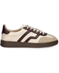 GANT - Leather Suede-Panel Sneakers - Lyst