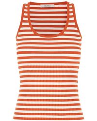 Max Mara - Ghiro Striped Ribbed-Knit Top - Lyst