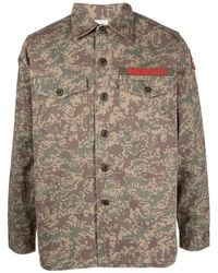 Maharishi - Embroidered-tiger Camouflage Shirt - Lyst