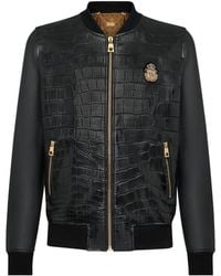 Billionaire - Leren Bomberjack - Lyst