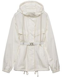 Prada - Pongé Blouson Jack - Lyst