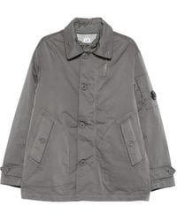 C.P. Company - Button-Fastening Coat - Lyst