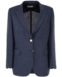 SAULINA - Angelica Linen Blazer - Lyst
