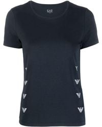 EA7 - T-shirt con stampa - Lyst