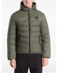 KARL LAGERFELD - Quilted Hooded Jacket - Lyst