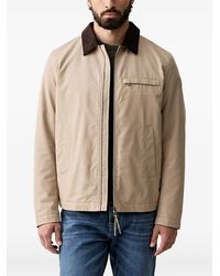 Joop! - Corduroy-Collar Zip-Up Jacket - Lyst