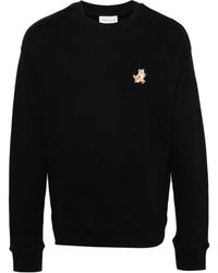 Maison Kitsuné - Katoenen Sweater Met Vossenpatroon - Lyst