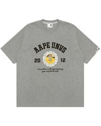 Aape By A Bathing Ape - Aapeunvs Graphic-Print Cotton T-Shirt - Lyst