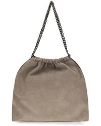 Stella McCartney - Falabella Medium Drawstring Alter Suede Bag - Lyst