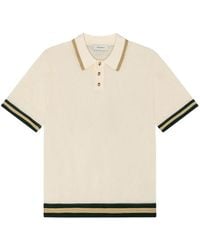 Les Deux - Lace-Knitted Polo Shirt - Lyst