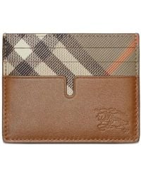 Burberry - Tall Pop Check Card Case - Lyst