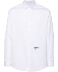 DSquared² - Logo Print Poplin Shirt - Lyst