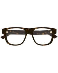 Gucci - Lunettes De Vue Rectangulaires - Lyst