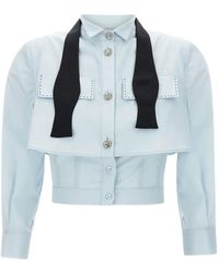 Elisabetta Franchi - Chemise En Coton - Lyst