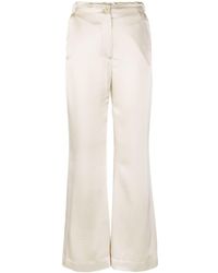 By Malene Birger - Mid-rise Flared Trousers - Lyst