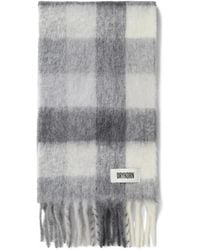 DRYKORN - Check Fringed Scarf - Lyst