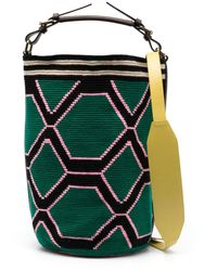 Colville - Maxi Wayuu Knitted Bucket Bag - Lyst