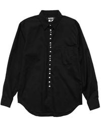 COMME DES GARÇON BLACK - Studded Poplin Shirt - Lyst