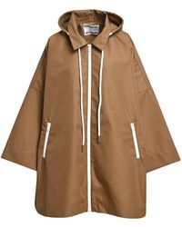 Essentiel Antwerp - Krimson Water-Repellent Hooded Coat - Lyst