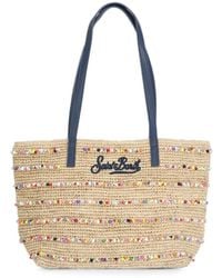 MC2 Saint Barth - Medium City Bead-Embellished Tote Bag - Lyst