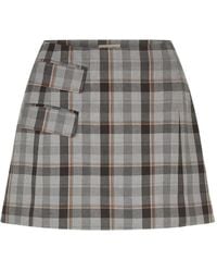 Baum und Pferdgarten - Shanie Checked Mini Skirt - Lyst