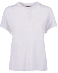 Kangra - Button-Fastening T-Shirt - Lyst