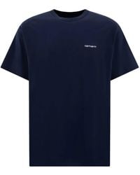 Carhartt - "Skript Stickhemd" T -Shirt - Lyst