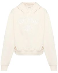 Guess - Sudadera Con Capucha Y Logo En Relieve - Lyst
