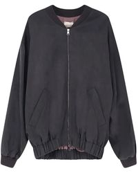 Alysi - Ribgebreid Bomberjack - Lyst