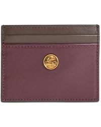 Etro - Zweifarbiges Kartenetui - Lyst