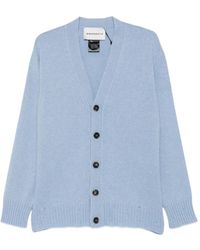 Amaranto - Button-Up V-Neck Cardigan - Lyst