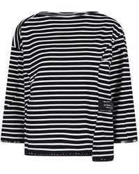 Undercover - Striped Asymmetric Long-Sleeve T-Shirt - Lyst